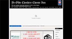 Desktop Screenshot of cheshirecheeseinn.co.uk