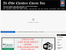Tablet Screenshot of cheshirecheeseinn.co.uk